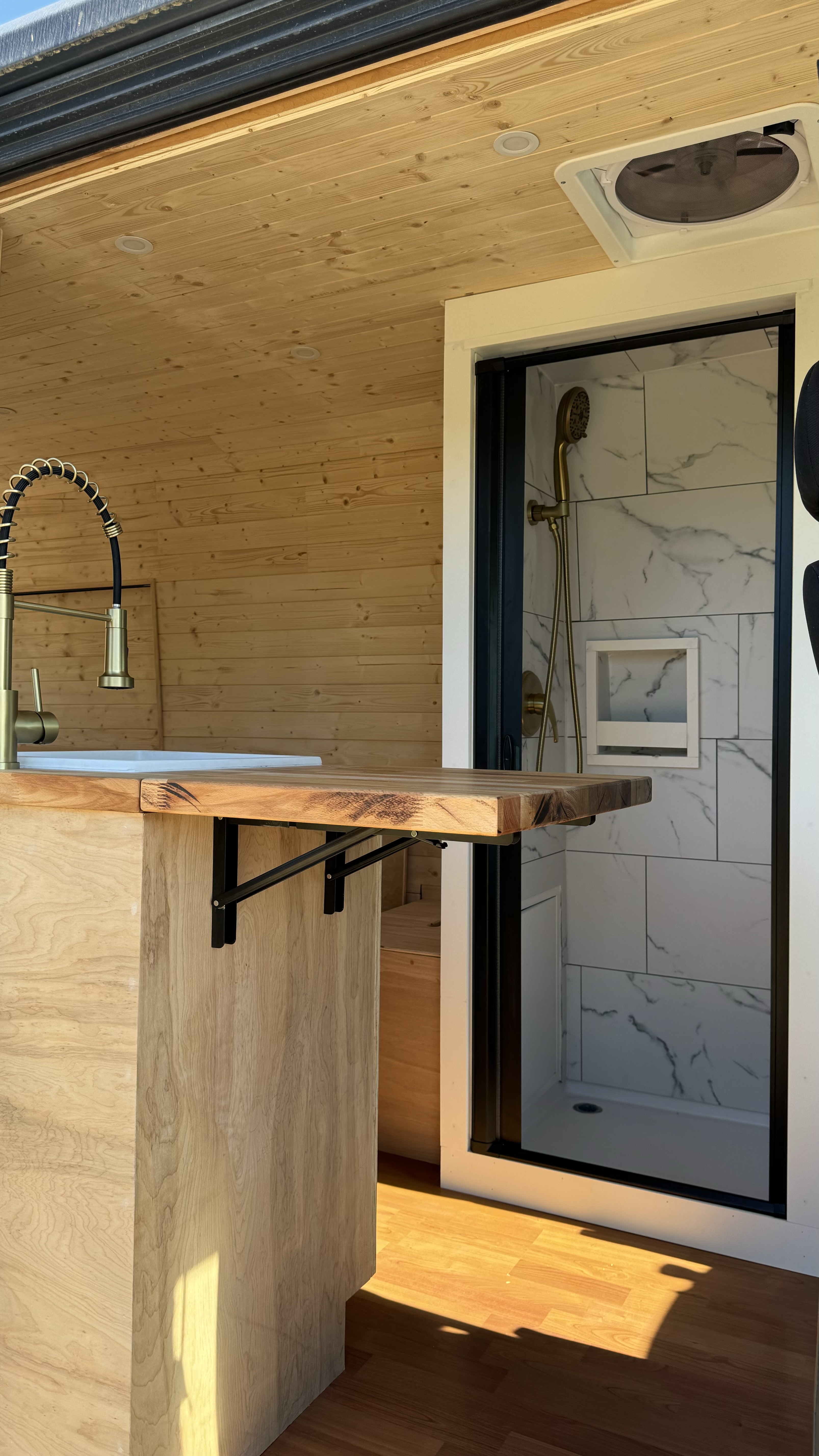 Daybreak ProMaster interior living space